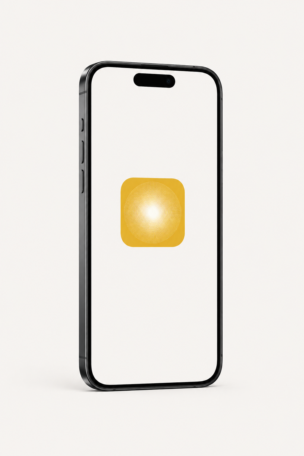 Minimal AURIVUM app presentation on an iPhone